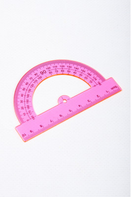 Транспортир, 10см, 180 градусів